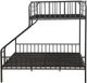 ACME Furniture Caius Gunmetal Twin XL Over Queen Youth Bunk Bed-3