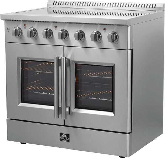 FORNO® Galiano 36" Stainless Steel Pro Style Electric Range-3