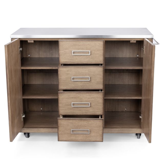homestyles® Big Sur Brown Kitchen Cart-2