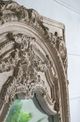 A & B Home Antique White Floor Mirror-5