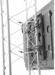 Chief® Black Large Fixed Truss & Pole Mount-0