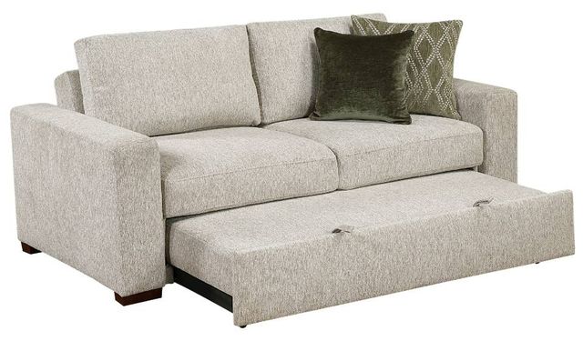 Homelegance® Isla Sage Sand Pull-Out Bed Loveseat with Click Motion Back-0