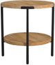 Flexsteel® Millwork Black/Umber Round End Table-2