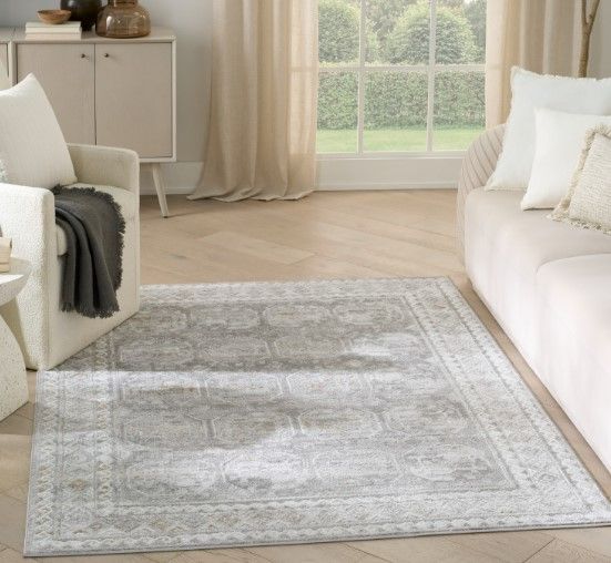 Nourison Home™ Dekor Gray Vintage Indoor 5'x7' Area Rug-1