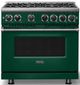 Viking® 7 Series 36" Ivy Pro Style Natural Gas Range-0
