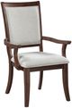 Homelegance® Claymont Beige/Cherry Dining Arm Chair-0