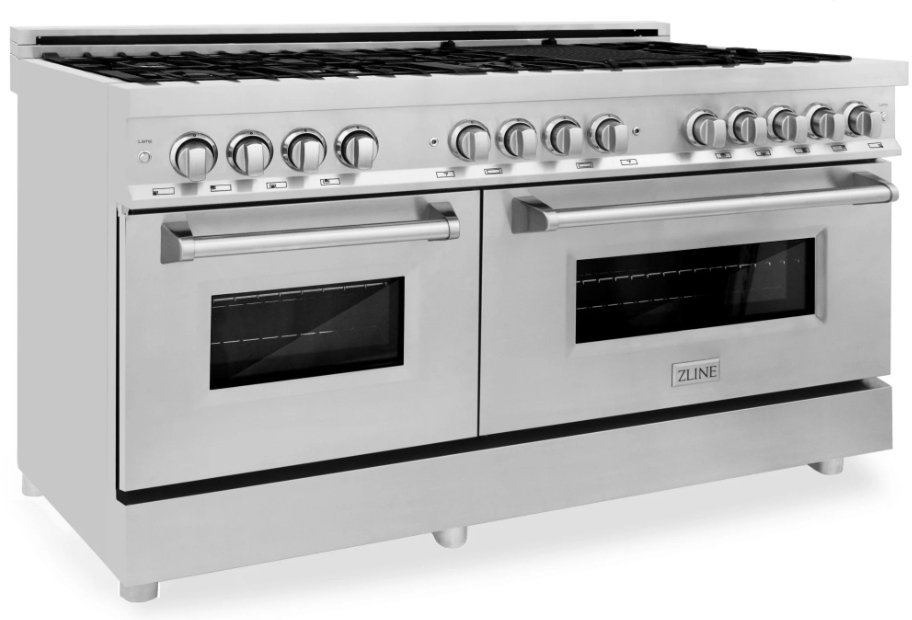 ZLINE 60" Pro Style Dual Fuel Range - Thumbnail 4