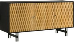 Coaster® Aminah Black/Natural Accent Cabinet