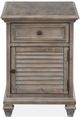 Magnussen Home® Lancaster Dovetail Grey Chairside End Table-1