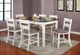 Furniture of America® Anadia 2-Piece Antique White/Gray Counter Side Chair Set-1