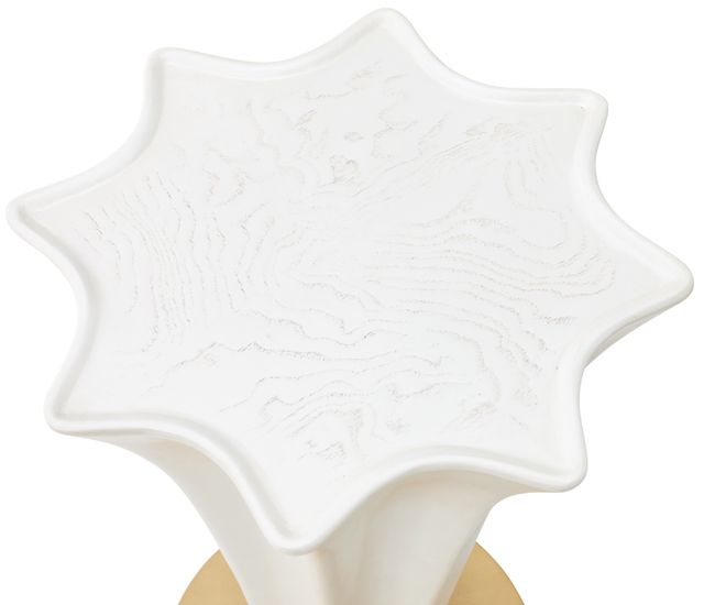 Michael Amini® La Terrazza Creamy Pearl Chairside Table-3