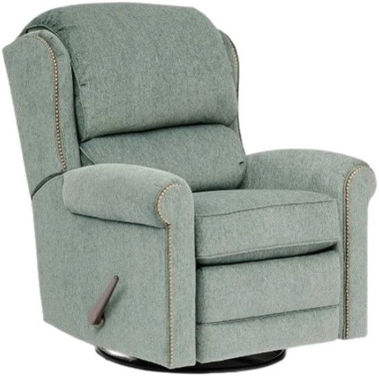 Smith Brothers Customizable 720 Manual Swivel Glider Reclining Chair-0