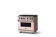 Viking® 5 Series 36" Blush Pro Style Gas (NG) Range with Polished Chrome Trim-2
