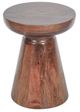 A & B Home Brown Wooden Pedestal Side Table-1