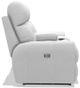 La-Z-Boy® Douglas Muslin Power Reclining Loveseat with Headrest and Console-2
