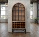 Nest Home Collections Victoria Antique Natural Wine Cabinet-1