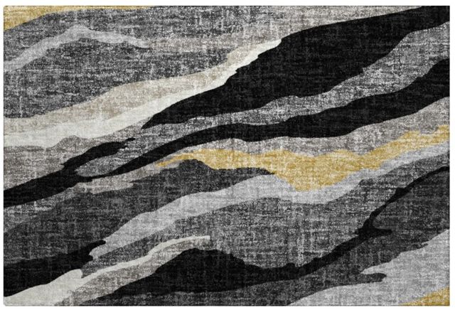 Dalyn™ Rug Company Lorenzo LN4  Black 5'x8' Area Rug-1