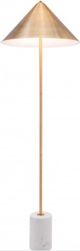 Zuo® Modern Bianca Gold/White Floor Lamp-0