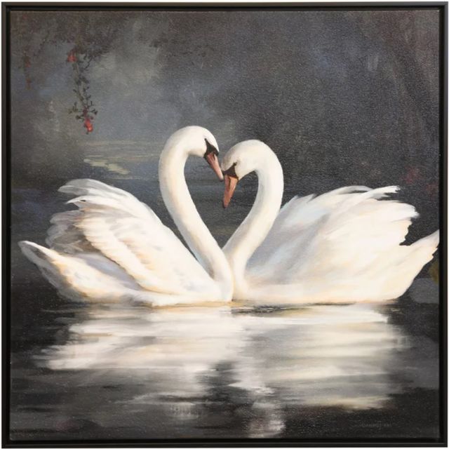Stylecraft Swan Lake No Flowers Wall Art-0