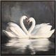 Stylecraft Swan Lake No Flowers Wall Art-0