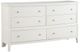 Mazin Furniture Cotterill Antique White Dresser-1