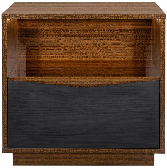 Michael Amini® Kayner Charcoal Nightstand-2
