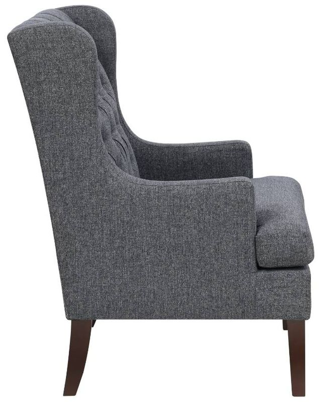 Homelegance® Quent Charcoal Accent Chair-3