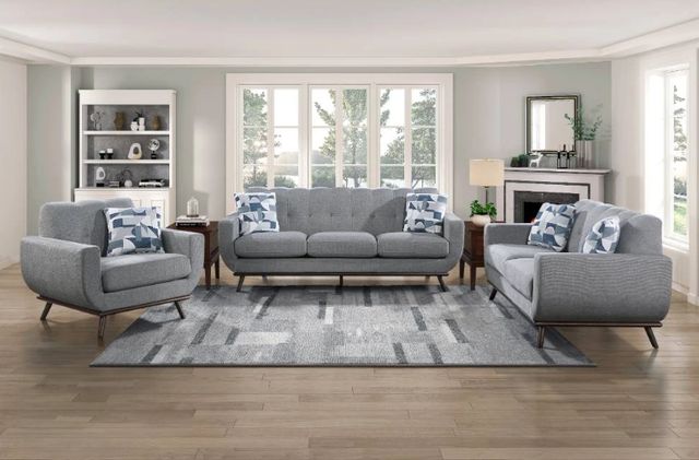 Homelegance® Everton Gray Sofa-1