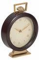 Sagebrook Home Jansen Brown/Gold Desk Clock-0