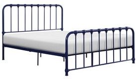 Mazin Furniture Bethany Navy Blue Full Youth Bed-1