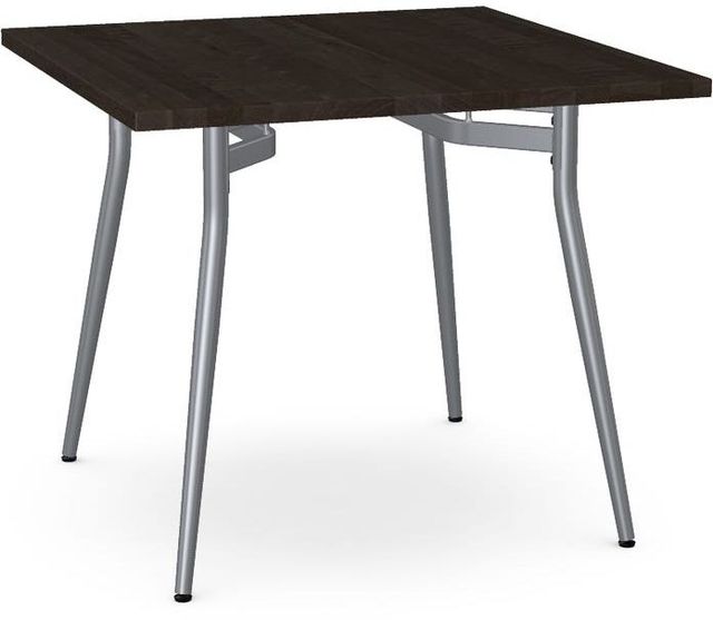 Amisco Customizable Alys 31" Square Table with Solid Birch Top-0