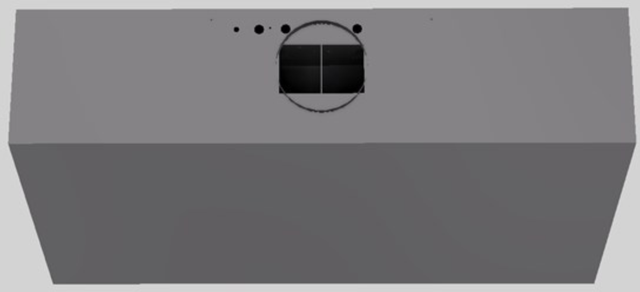 Vent-A-Hood® 54" Gunsmoke Wall Mounted Range Hood-2