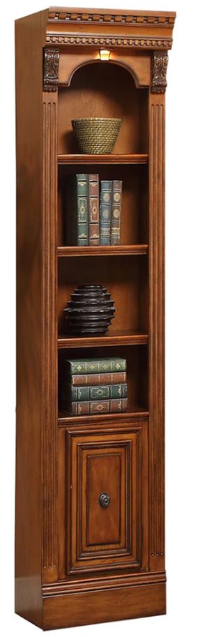 Parker House® Huntington Antique Vintage Pecan 21" Open Top Bookcase-0