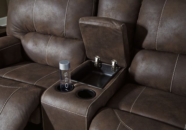 Signature Design by Ashley® Kitching Java Power Reclining Loveseat-4