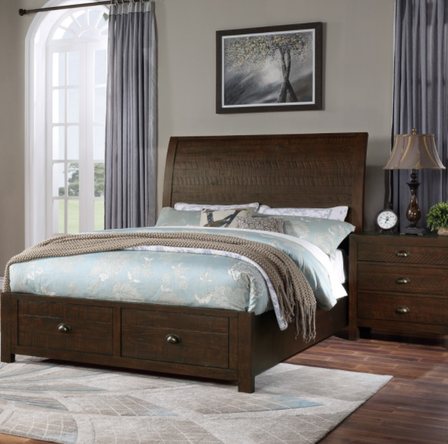Winners Only® Union Dark Brown California King Sleigh Bed-2