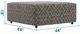 Catnapper Rendezvous Umber Castered Cocktail Ottoman-2
