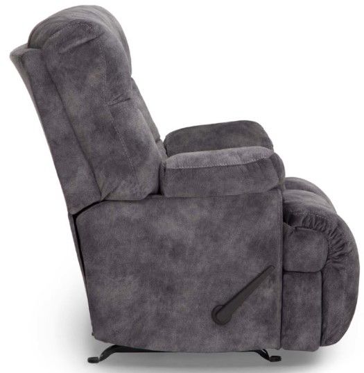 Franklin™ Boss Quiet Riot Charcoal Rocker Recliner-2