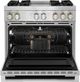JennAir® RISE™ 36" Stainless Steel Pro Style Dual Fuel Range-2