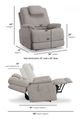 Flexsteel® Zecliner Model 2 Petite Dove Power Lift and Sleep Recliner with Power Headrest and Lumbar-2