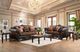 Furniture of America® Elpis Brown/Espresso Loveseat-1