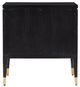 Currey & Company Sergio Black/Chestnut Burl Chest-4