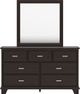 Signature Design by Ashley® Covetown Dark Brown Bedroom Mirror-1