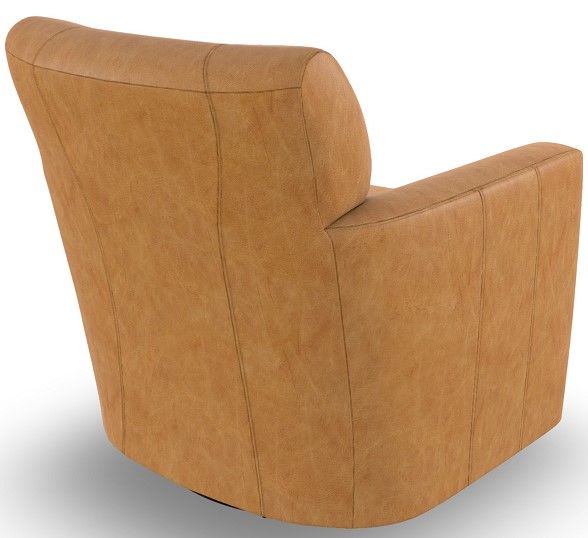 Best® Home Furnishings Customizable Caroly Leather Swivel Chair-3