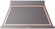 Ilve® Nostalgie II Noblesse 48" Graphite Matte Wall Mounted Range Hood with Copper Trim-0