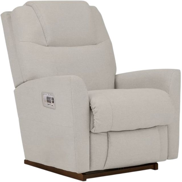 La-Z-Boy® Sparrow Ash Power Rocking Recliner with Headrest-0