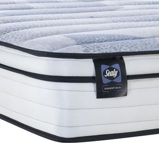 Sealy® Essentials Christopher 11.5" Wrapped Coil Soft Euro Top King Mattress-1