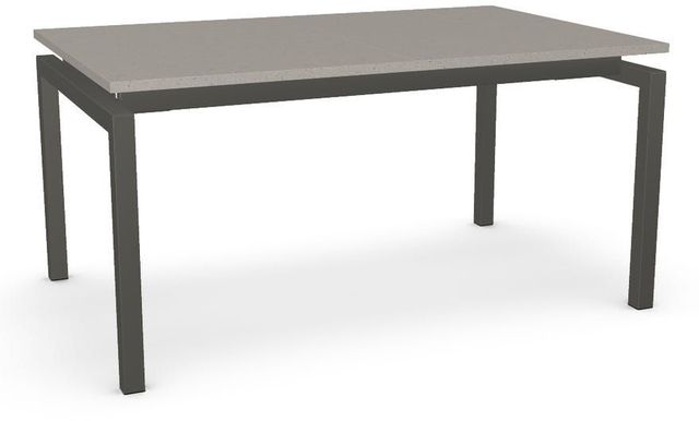 Amisco Customizable Zoom Thermo Fused Laminate Extendable Table with Metal Legs-0