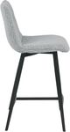 Primo™ International 1006 2-Piece Grey Upholstered Bar Stool Set-2