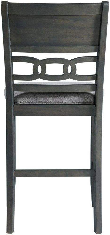 Elements International Amherst Gray Counter Side Chairs-1