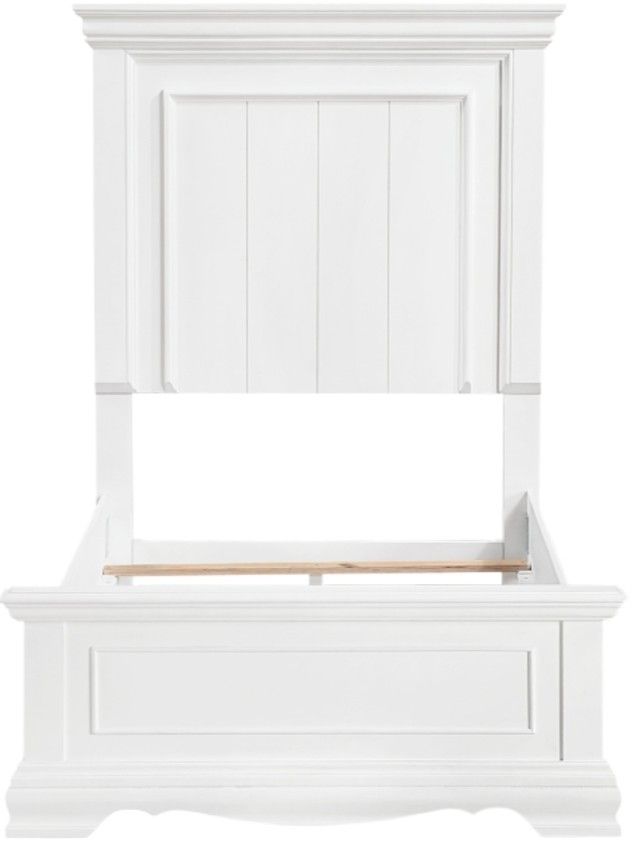 Homelegance® York White Twin Panel Bed-2